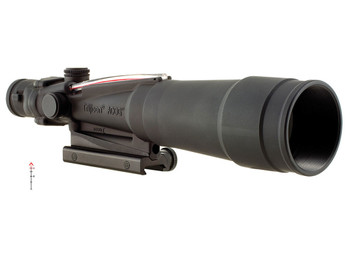 Trijicon 100173 ACOG Black Hardcoat Anodized 5.5x50mm Illuminated Red Chevron .223/5.56 BDC Reticle