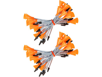Cold Steel CSB625M Broadhead Darts Orange/Silver .625" Diameter 50 Pieces