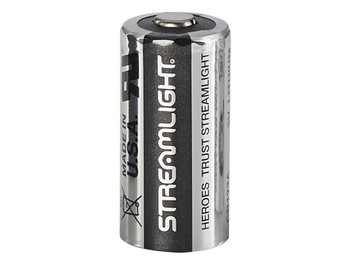Streamlight 85180 CR123A Lithium Batteries Silver/Black 3 Volts (6) Single Pack