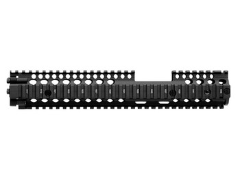 Daniel Defense 0100408030006 M4A1 FSP RIS II Handguard 12.25" 2-Piece, Free-Floating Style Made of 6061-T6 Aluminum with Black Anodized Finish & Picatinny Rail for AR-15