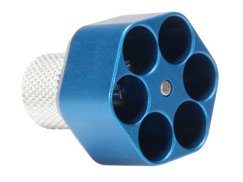 Pachmayr 02654 Competition Speedloader made of Aluminum with Blue Finish for S&W L Frame Holds up to 6rds