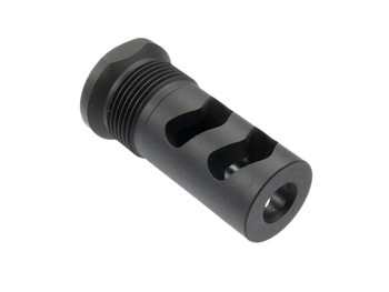 Wilson Combat SPRTMBFB30 Muzzle Brake Whisper 30 Cal 5/8"x24 Black Melonite