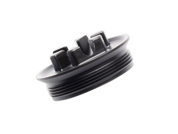 Dead Air RXD206 Flash Hider Front Cap 5.56mm Fits 0.53" Long Stainless Steel Black Nitride