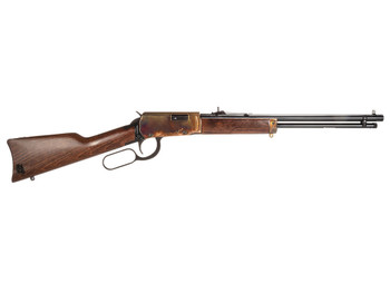 Heritage Mfg STR22LCH16 Settler Compact 22 LR 13+1 16.50" Black Oxide Alloy Steel Barrel, Color Case Hardened Aluminum Receiver ,Walnut Fixed Stock, Right Hand