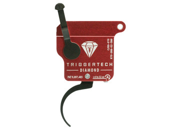 TriggerTech R70SRB02TNP Diamond Without Bolt Release Single-Stage Pro Curved Trigger with 0.30-2 lbs Draw Weight for Remington 700 Right