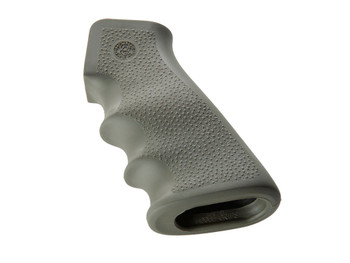 Hogue 15001 OverMolded Grip Cobblestone OD Green Rubber with Finger Grooves for AR-15, M16