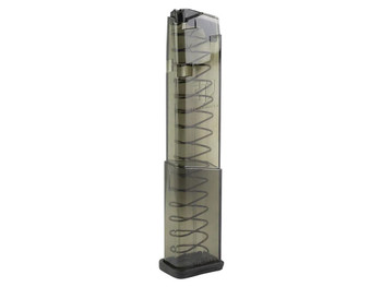 ETS Group SMKGLK43X19 Pistol Mags 19rd Extended 9mm Luger Compatible w/ Glock 43X/48 Smoke Polymer