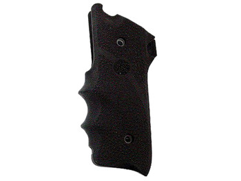 Hogue 82000 Rubber Grip Black with Finger Grooves for Ruger Mark II, III