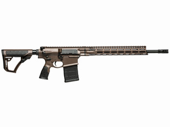 Daniel Defense 0215815060047 DD5 V4 Gen II 7.62x51mm NATO 18" 20+1 Mil-Spec Brown Cerakote Black 6 Position w/SoftTouch Overmolding Stock Black Polymer Grip