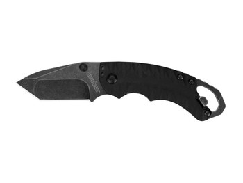 Kershaw 8750TBLKBW Shuffle II 2.60" Folding American Tanto Plain Black Oxide 8Cr14MoV SS Blade Black Glass-Filled Nylon Handle Includes Pocket Clip
