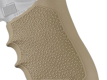 Hogue 17023 Grip Sleeve Handall Beavertail Flat Dark Earth Rubber
