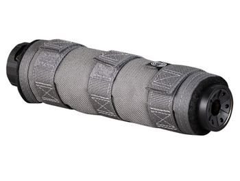 SilencerCo AC1982 High Temp Suppressor Cover 7.50" Gray Nylon