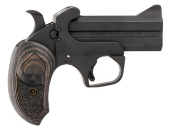 Bond Arms BABJ Black Jack 45 Colt/410 Gauge 2rd Shot 3.50" Black Black Steel Frame Black Ash Grips Features Silver Spade Above Hinge Right Hand