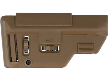 B5 Systems CPS1306 Precision Coyote Brown Synthetic Adjustable with Cheek Riser Fits AR-Platform