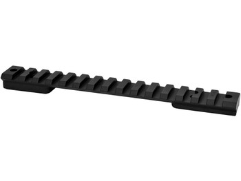 Warne V451M Vapor Picatinny Rail Black Anodized Aluminum Howa 1500/Weatherby Vanguard Except Weatherby MK V Long Action, 0 MOA
