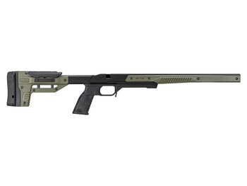 Mdt Sporting Goods Inc 106159ODG Oryx Chassis OD Green/Black Aluminum, Adj. Cheekrest, M-LOK Forend, AR-Style Grip, Barricade Stop, Fits Short Action Howa 1500 & Weatherby Vanguard