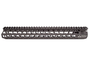 BCM KMRA13556BK KMR Alpha Handguard 13" Keymod Style Made of Aluminum with Black Anodized Finish for AR-15