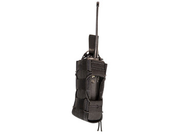 High Speed Gear 11MAC0BK TACO Multi-Access Comm Holder, Black Nylon with Bungee Pull Tongue, Fits MOLLE