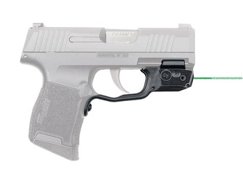 Crimson Trace 0181601 Laserguard Fits Sig P365/P365XL/P365SAS, Green Laser Black Polymer Trigger Guard Mount