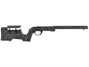 Mdt Sporting Goods Inc 105524BLK XRS Chassis Black Aluminum Core with Polymer Panels, Adj. Cheekrest, M-LOK Forend, Interchangeable Grips, Fits Tikka T1X