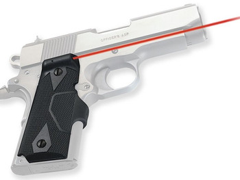 Crimson Trace 011210 Lasergrips Fits 1911 Compact, Red Laser Black Polymer