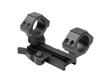 NcStar MARCQ AR15 Adjustable QR Scope Mount/Ring Combo Black Anodized