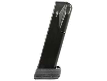 Mec-Gar MGPB9220DPS Beretta 20rd Extended 9mm Luger, Fits Beretta 92FS/M9/92G/92X Black Carbon Steel