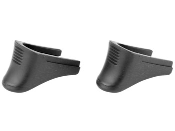 Pearce Grip PGLCP Grip Extension made of Polymer with Black Finish & 1/2" Gripping Surface for 380 ACP Ruger LCP & LCP II 2 Per Pack