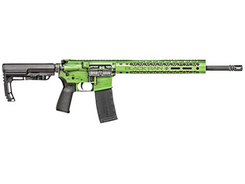 Black Rain Ordnance BROFUSIONZGB Spec15 Fusion 5.56x45mm NATO 30+1 16", Zombie Green Battleworn, 12" M-LOK, MFT EPG16 Grip/Minimalist Stock