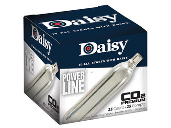 Daisy 997025604 Powerline CO2 Cylinder 12gram 25/Pack