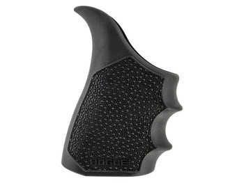 Hogue 18210 HandAll Beavertail Grip Sleeve made of Polymer with Black Finish, Cobblestone Texture & Finger Grooves for Glock 43X, 48