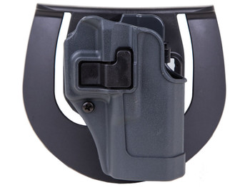 Blackhawk 413502BKR Serpa CQC Sportster OWB Gun Metal Gray Polymer Paddle Compatible w/Glock 19/23/32/36/45 Right Hand