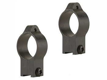 Talley 22CZRL Rimfire Rings Black CZ 452 European/455/457/512/513 1" Low 0 MOA