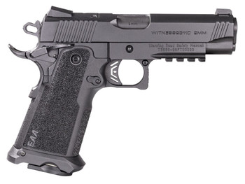 Girsan 395030 Witness2311 9mm Luger 17+1 4.25" Black Steel Barrel, Black Serrated Steel Slide, Black Polymer Frame w/Beavertail & Picatinny Rail, Black Checkered Polymer Grip, Ambidextrous