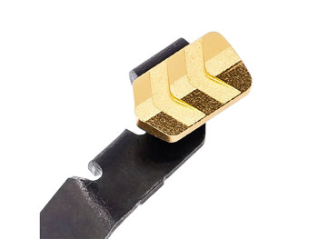 Tyrant CNC TDGSTOP48GOLD Extended Slide Release 9mm Glock 42/43/43X/48 Gold 6061 Aluminum