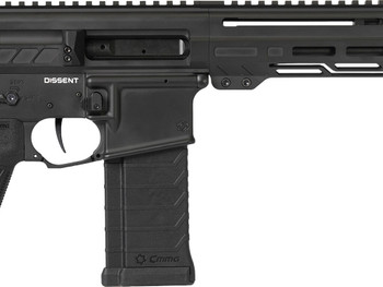 CMMG 54AA847AB Dissent 5.7x28mm 32+1 6.50", Black Cerakote Rec, OEM Grip, Picatinny Buffer Adapter, Zeroed Drop-In Single Stage Trigger
