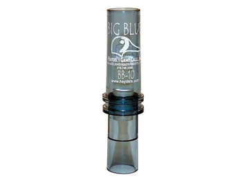 Haydel's Game Calls BB10 "Big Blue" Open Call Double Reed Bluewing Teal Sounds Attracts Ducks Clear Acrylic