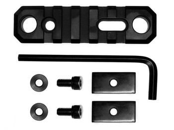 GrovTec US Inc GTSW192 3.1 Inch 5 Slot with Push Button Bases Stock AR Black Anodized