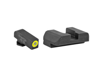 AMERIGLO Protector Sights for Glock 42/43 - Green/Lime Night Sights