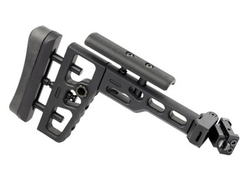 Samson 040617001 S.A.S.K. Tactical Black Anodized Aluminum Folding Skeletonized
