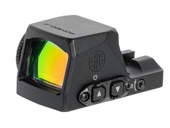 Sig Sauer Electro-Optics SORX1000 Romeo-X Pro Black Anodized 1 x 24 mm 2 MOA Red Dot/32 MOA Circle Multi Reticle
