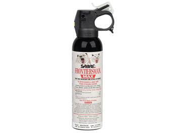 Sabre FBADX03 Frontiersman Bear & Mountain Lion Spray Capsaicinoids Range 40ft 7.90 oz