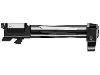 Radian Weapons G19G4ILRN Ramjet & Afterburner Combo 9mm Luger Compatible w/Glock 19 Gen4, Fluted Black Stainless Steel