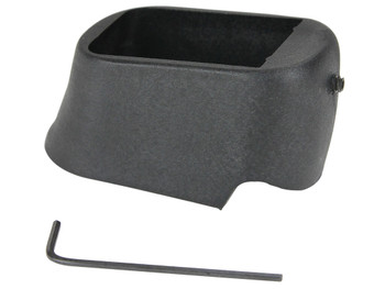 Pachmayr 03853 Mag Sleeve Compatible w/ Glock 20/21 Mags To Fit Glock 29/30 Models, Black Polymer