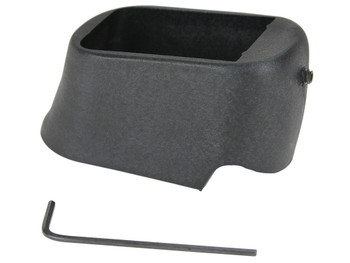 Pachmayr 03853 Mag Sleeve Compatible w/ Glock 20/21 Mags To Fit Glock 29/30 Models, Black Polymer