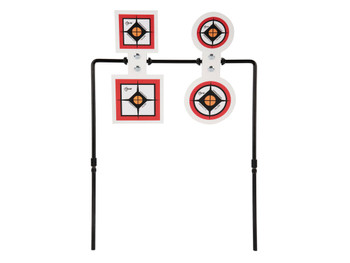 EZ-Aim 15593 Hardrock Spinner AR500 Round Target & Stand .25" Thick