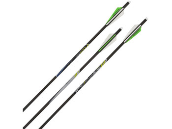 Allen 93120 CX600 Crossbow Bolts Black 20" Carbon Fiber 3 Pack
