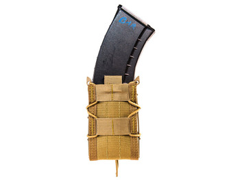 High Speed Gear 11TA00CB TACO Mag Pouch Single Coyote Brown Nylon MOLLE Compatible w/ Rifle
