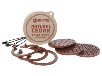 Hunters Specialties HS-01023 Scent Wafers Cover Scent Natural Cedar Scent Wafer