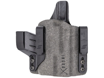 Safariland INCOG0835A0CX261 Incog X IWB Gray Cordura Fits Glock 17/19, Belt Clip Mount, Right Hand